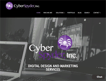 Tablet Screenshot of cyberspyder.net